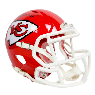 Jan Stenerud Signed Kansas City Chiefs Speed Mini Replica Football Helmet (JSA)