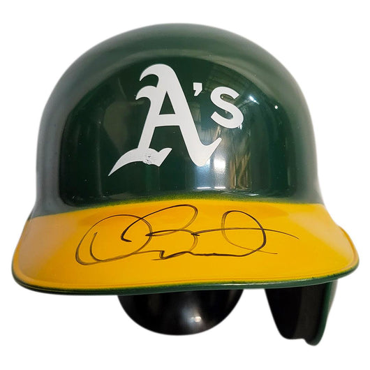 Dave Stewart Signed Oakland Athletics Mini MLB Baseball Batting Helmet (JSA)