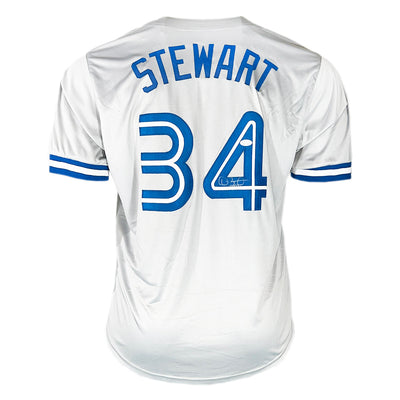 Dave Stewart Signed Toronto Gray Baseball Jersey (JSA)