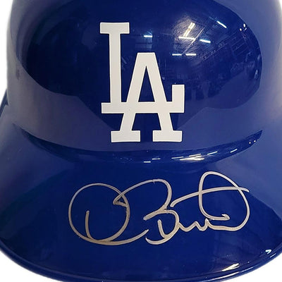 Dave Stewart Signed Los Angeles Dodgers Souvenir MLB Baseball Batting Helmet (JSA)