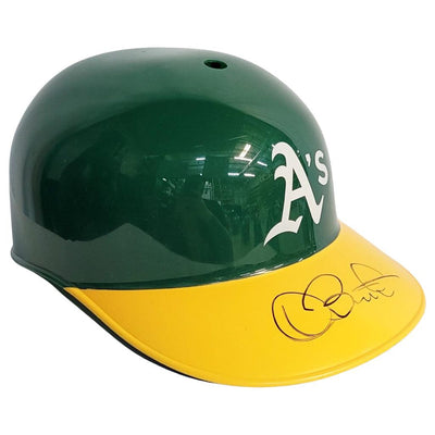 Dave Stewart Signed Oakland Athletics Souvenir MLB Baseball Batting Helmet (JSA)