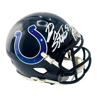Brandon Stokley Signed Indianapolis Colts Alt 2023 Speed Mini Football Helmet (Beckett)
