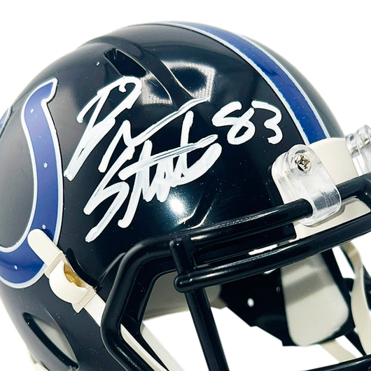 Brandon Stokley Signed Indianapolis Colts Alt 2023 Speed Mini Football Helmet (Beckett)