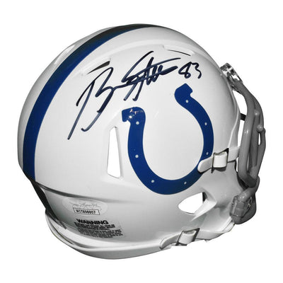 Brandon Stokley Signed Indianapolis Colts Speed Mini Replica Football Helmet (JSA)