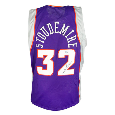 Amar'e Stoudemire Signed Phoenix Purple Basketball Jersey (Beckett)