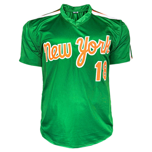 Darryl Strawberry Signed New York St. Patricks Day Jersey  (Beckett )