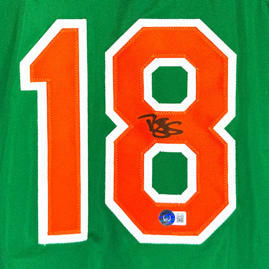 Darryl Strawberry Signed New York St. Patricks Day Jersey  (Beckett )