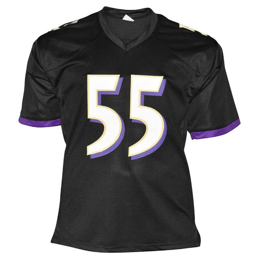 Terrell Suggs Signed Baltimore Black Football Jersey (JSA)