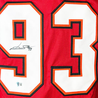Ndamukong Suh Signed Tampa Bay Red Football Jersey (Beckett)
