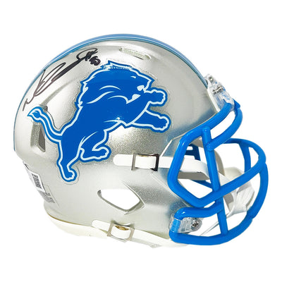 Ndamukong Suh Signed Detroit Lions Speed 2024 Mini Football Helmet (Beckett)