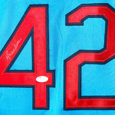 Bruce Sutter Signed St. Louis Light Blue Baseball Jersey (JSA)