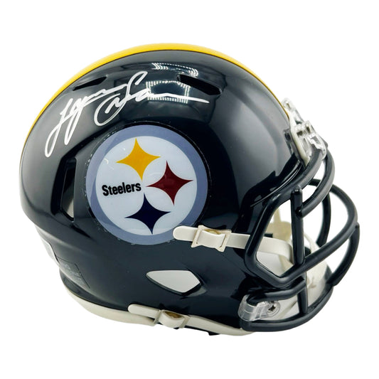 Lynn Swann Signed Pittsburgh Steelers Speed Mini Football Helmet (Beckett)