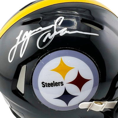 Lynn Swann Signed Pittsburgh Steelers Speed Mini Football Helmet (Beckett)