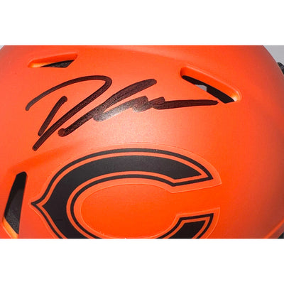 D'Andre Swift Signed Chicago Bears Rave Mini Football Helmet (JSA)