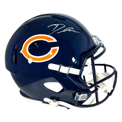D'Andre Swift Signed Chicago Bears Speed Full-Size Replica Football Helmet (JSA)