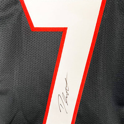 D'Andre Swift Signed Georgia College Black Football Jersey (Beckett)