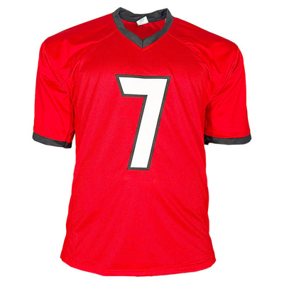 D'Andre Swift Signed Georgia College Red Football Jersey (Beckett)