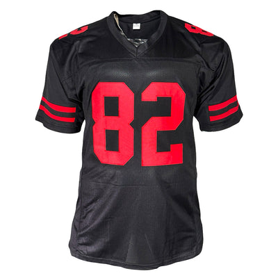 John Taylor Signed San Francisco Black Football Jersey (JSA)