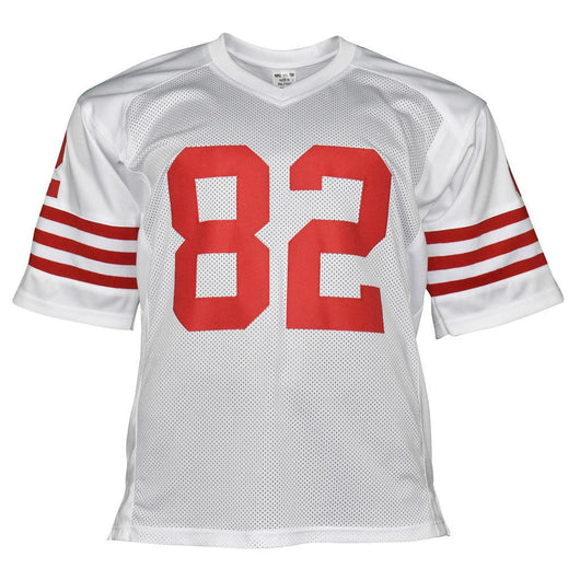 John Taylor Signed San Francisco Pro White Football Jersey Silver Ink (JSA)