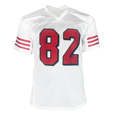 John Taylor Signed San Francisco White Shadow Numbers Football Jersey (JSA)