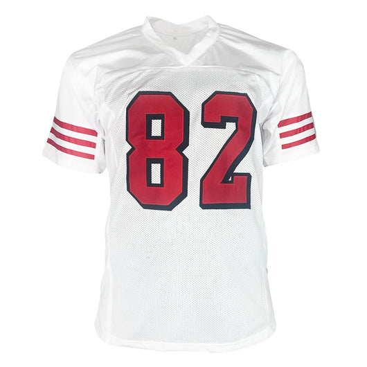 John Taylor Signed San Francisco White Shadow Numbers Football Jersey (JSA)
