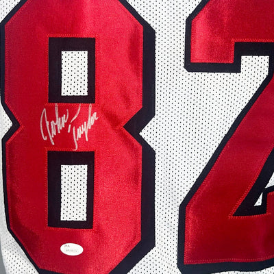 John Taylor Signed San Francisco White Shadow Numbers Football Jersey (JSA)