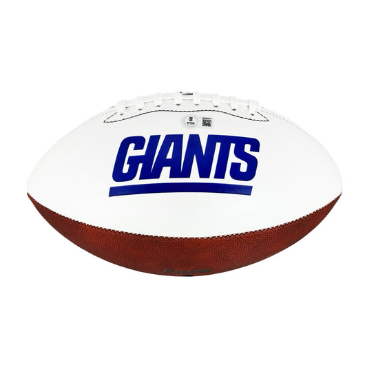 Lawrence Taylor Signed New York Giants Official NFL Team Logo Football (Beckett)