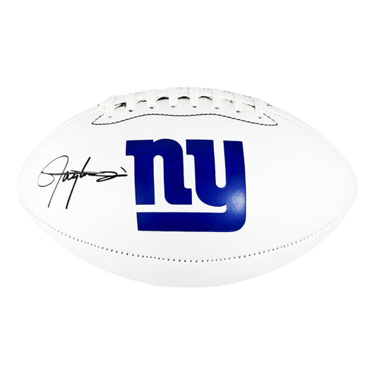 Lawrence Taylor Signed New York Giants Official NFL Team Logo Football (Beckett)