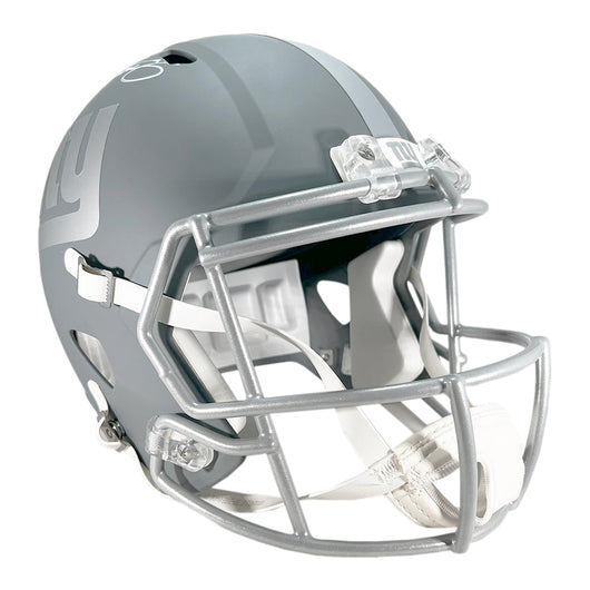 Lawrence Taylor Signed New York Giants Slate Alternate Speed Full-Size Replica Football Helmet (Beckett)