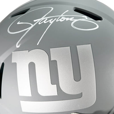 Lawrence Taylor Signed New York Giants Slate Alternate Speed Full-Size Replica Football Helmet (Beckett)