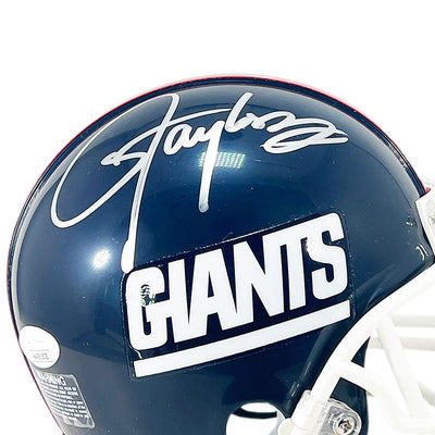 Lawrence Taylor Signed New York Giants 1981-99 Throwback Mini Replica Football Helmet (JSA)