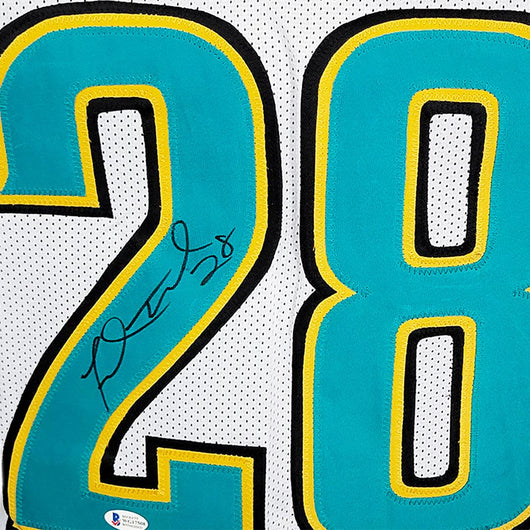 Fred Taylor Signed Jacksonville White Football Jersey (JSA)