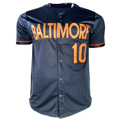 Miguel Tejada Signed Baltimore Black Baseball Jersey (Beckett)