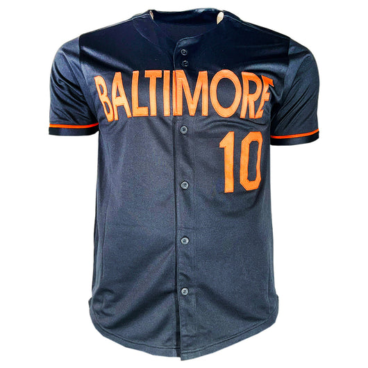 Miguel Tejada Signed Baltimore Black Baseball Jersey (Beckett)
