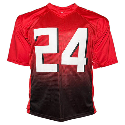 A.J. Terrell Jr Signed Atlanta Red Football Jersey (Beckett)
