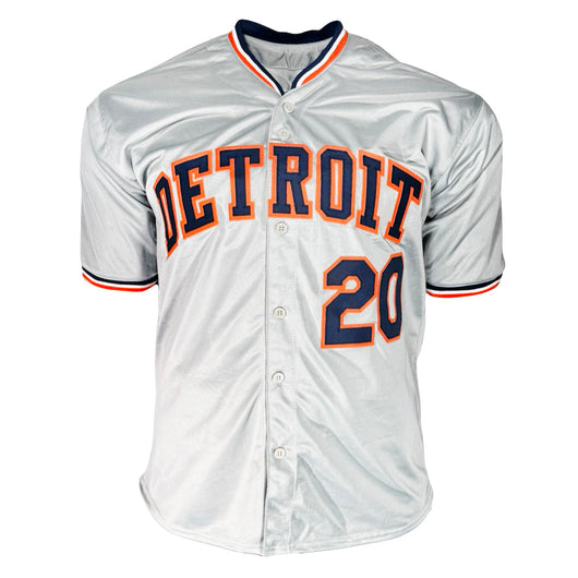 Mickey Tettleton Signed Detroit Grey Baseball Jersey (Beckett)