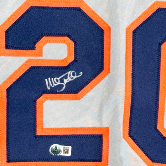 Mickey Tettleton Signed Detroit Grey Baseball Jersey (Beckett)
