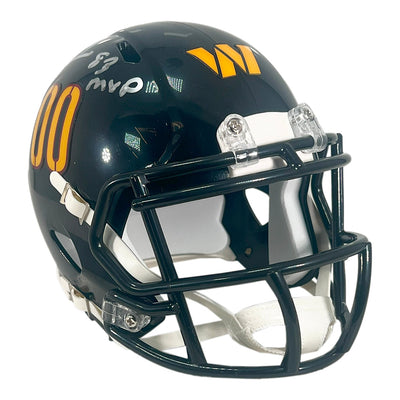 Joe Theismann Signed 83 MVP Inscription Washington Commanders Alt 2022 Speed Mini Football Helmet (JSA)