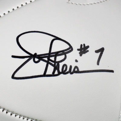 Joe Theismann Signed SB XVII Champs Inscription Washington Redskins Logo Football (JSA)