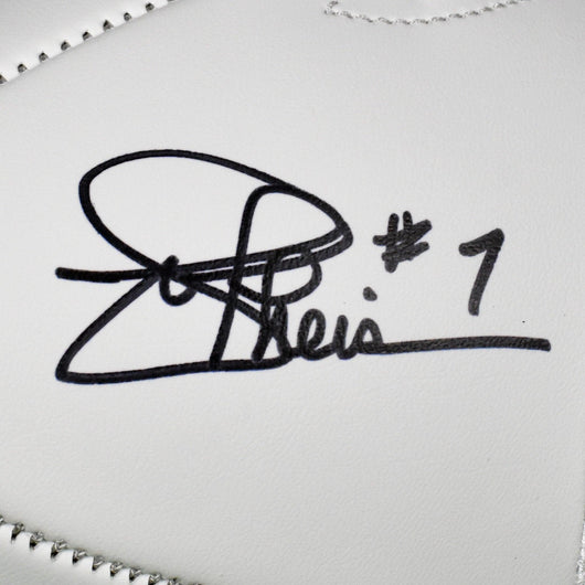 Joe Theismann Signed SB XVII Champs Inscription Washington Redskins Logo Football (JSA)