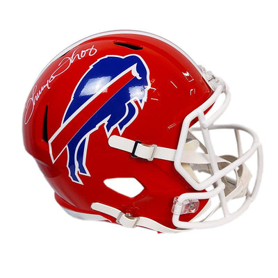 Thurman Thomas Signed Buffalo Bills Throwback 87-01 Speed Full-Size Replica Football Helmet (Beckett)