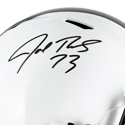 Joe Thomas Signed Cleveland Browns Alt 2023 Speed Full-Size Replica Football Helmet (JSA)