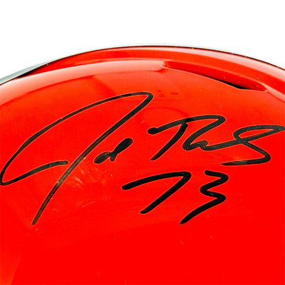 Joe Thomas Signed Cleveland Browns Authentic Speed Full-Size Football Helmet (JSA)
