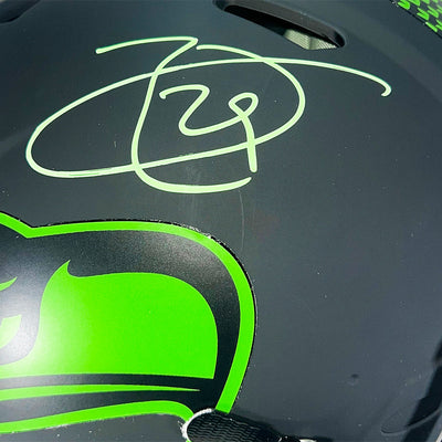 Earl Thomas Signed Seattle Seahawks Authentic Eclipse Full-Size Football Helmet (Beckett)