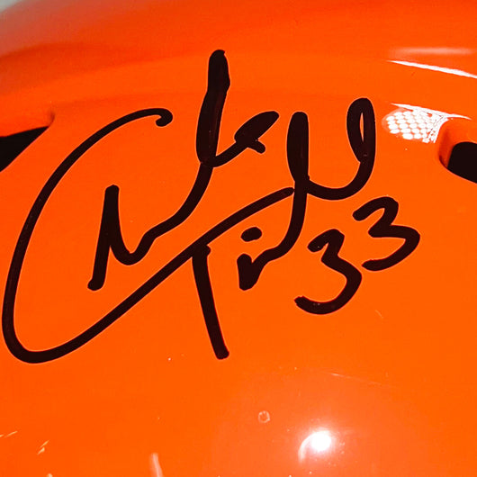Charles Peanut Tillman Signed Chicago Bears Alt 2022 Full-Size Replica Football Helmet (Beckett)