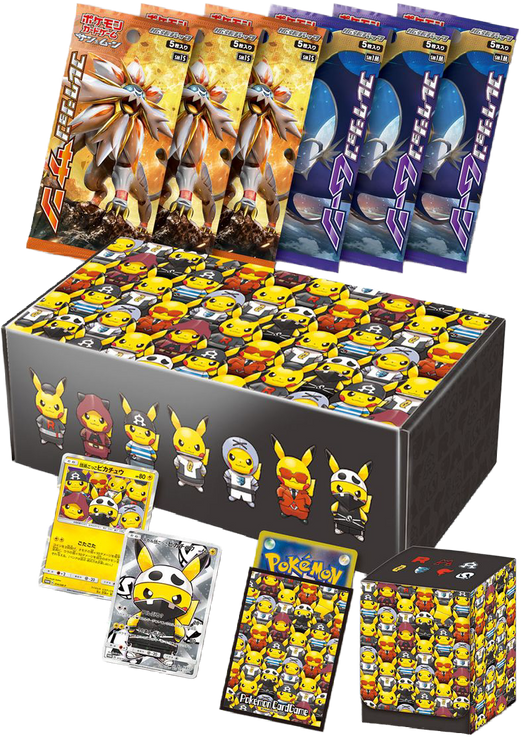 Japanese Pokémon - Pretend Team Skull Pikachu Special Collection Box [2016 Pokémon Center Japan Exclusive]