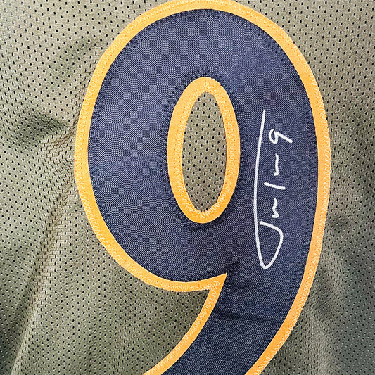Justin Tucker Signed Baltimore Salute to Service Football Jersey (Beckett)