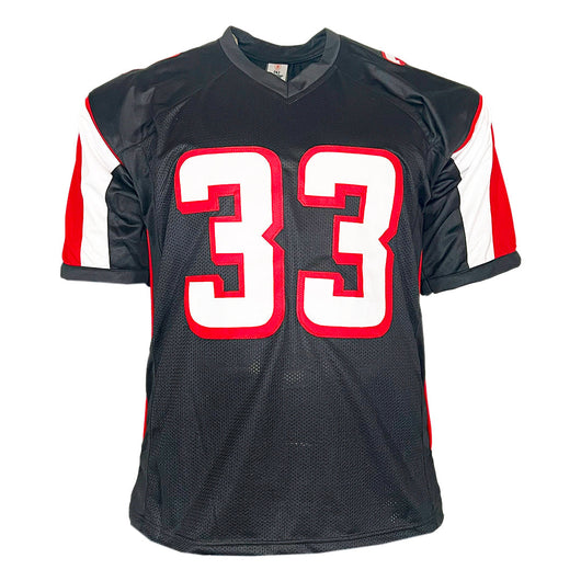 Michael Turner Signed Atlanta Black Football Jersey (Beckett)