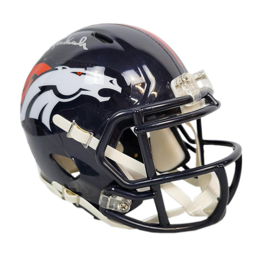 Rick Upchurch Signed Denver Broncos Speed Mini Replica Football Helmet (JSA)