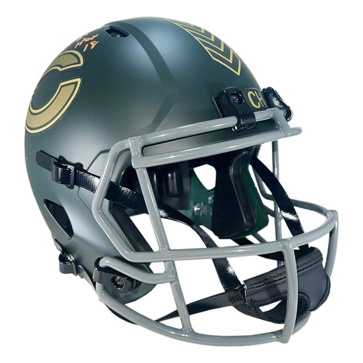 Brian Urlacher Signed Chicago Bears Salute to Service 2025 Full-Size Replica Football Helmet (Beckett)